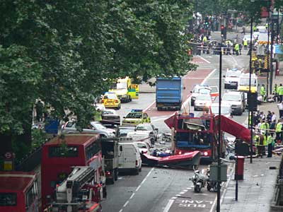 Terrorists Hit London Bus Too